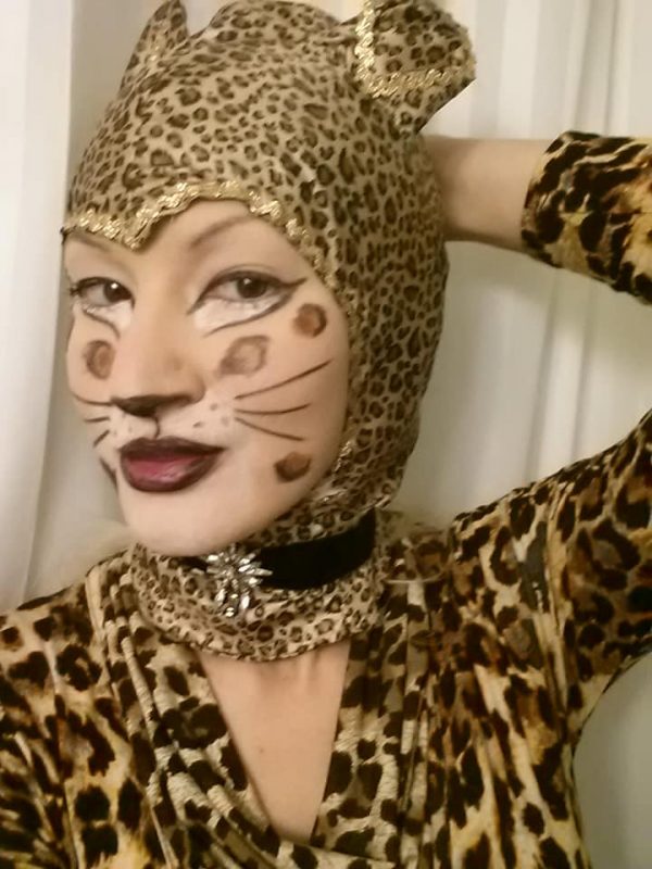 Happy Halloween! My “Vintage Leopard” Pin Up Costume
